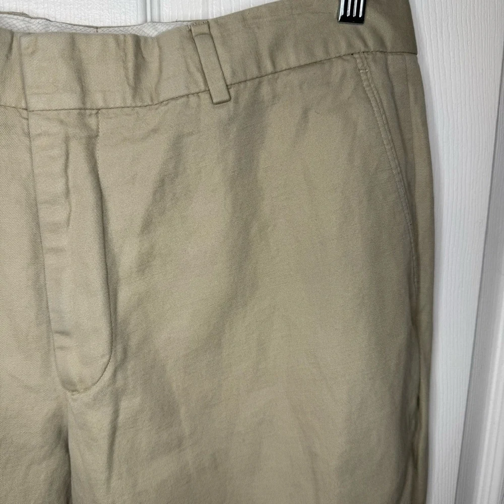 Banana Republic Chinos Classic Straight-Leg Flat Front 35 Waist 30 Length GUC